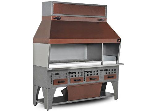 Wall Mounted Coal Grill - 2,15m