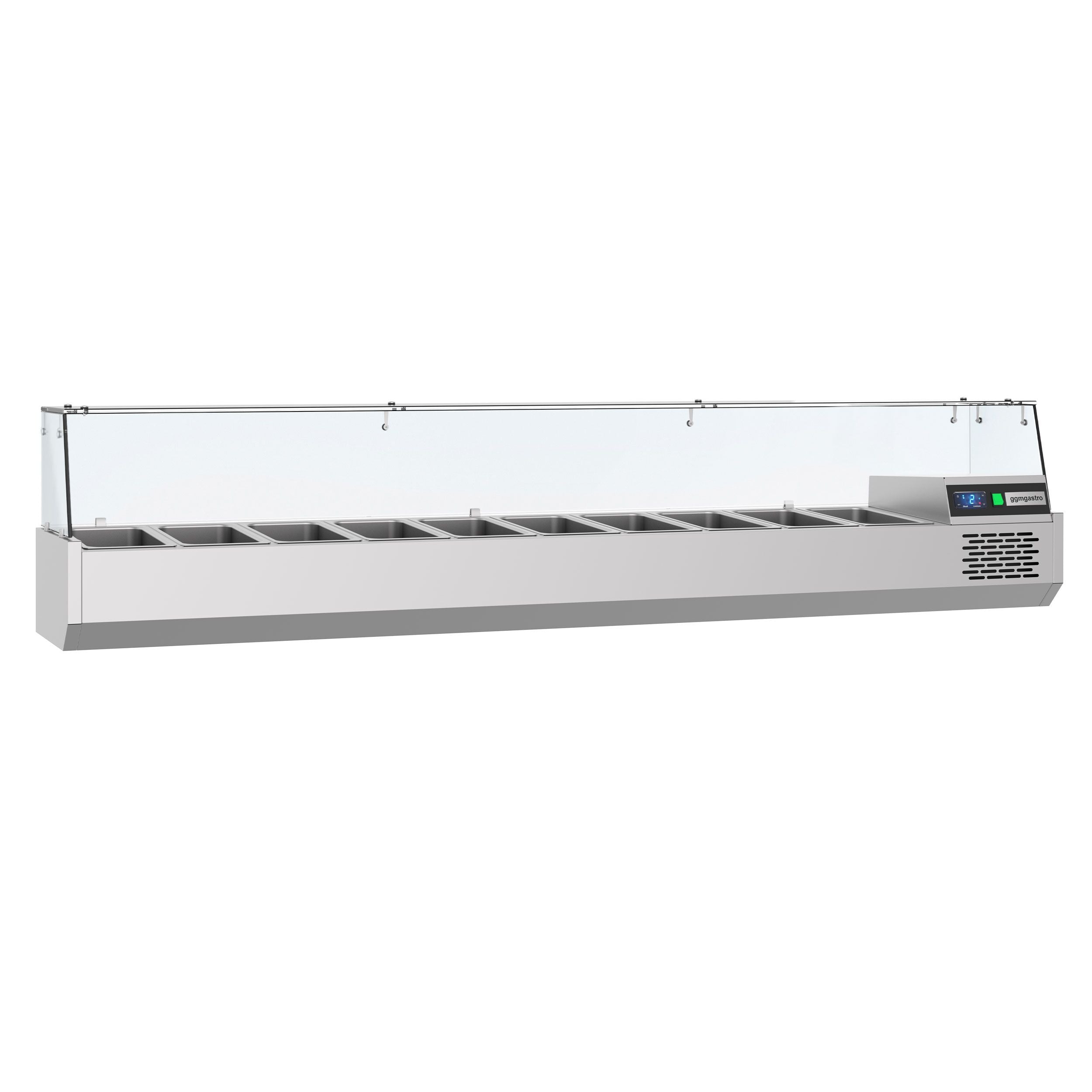 LED LIGHT COOLED WINTER PREMIUM - 2150x390mm - 10x GN 1/3
