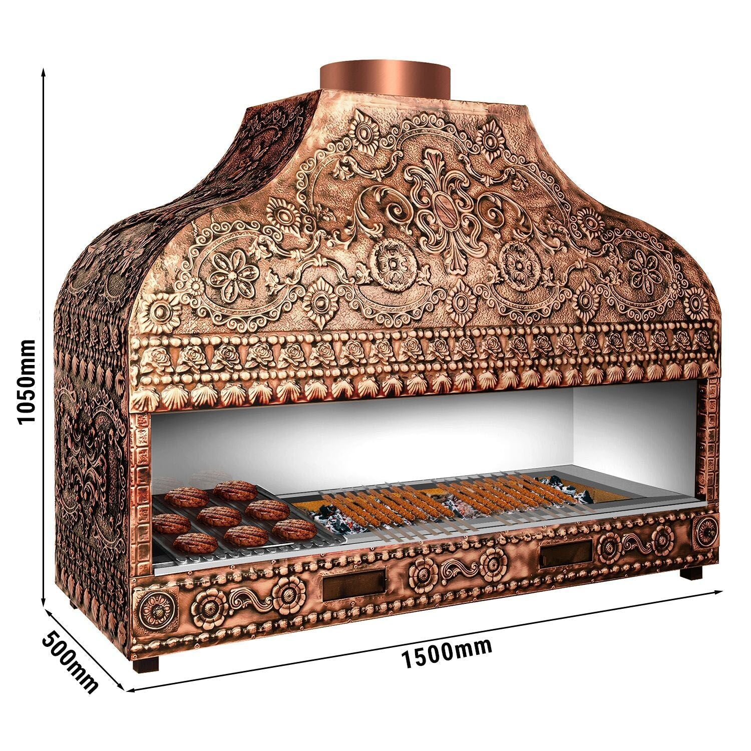 Copper Grill - 1500mm - Off