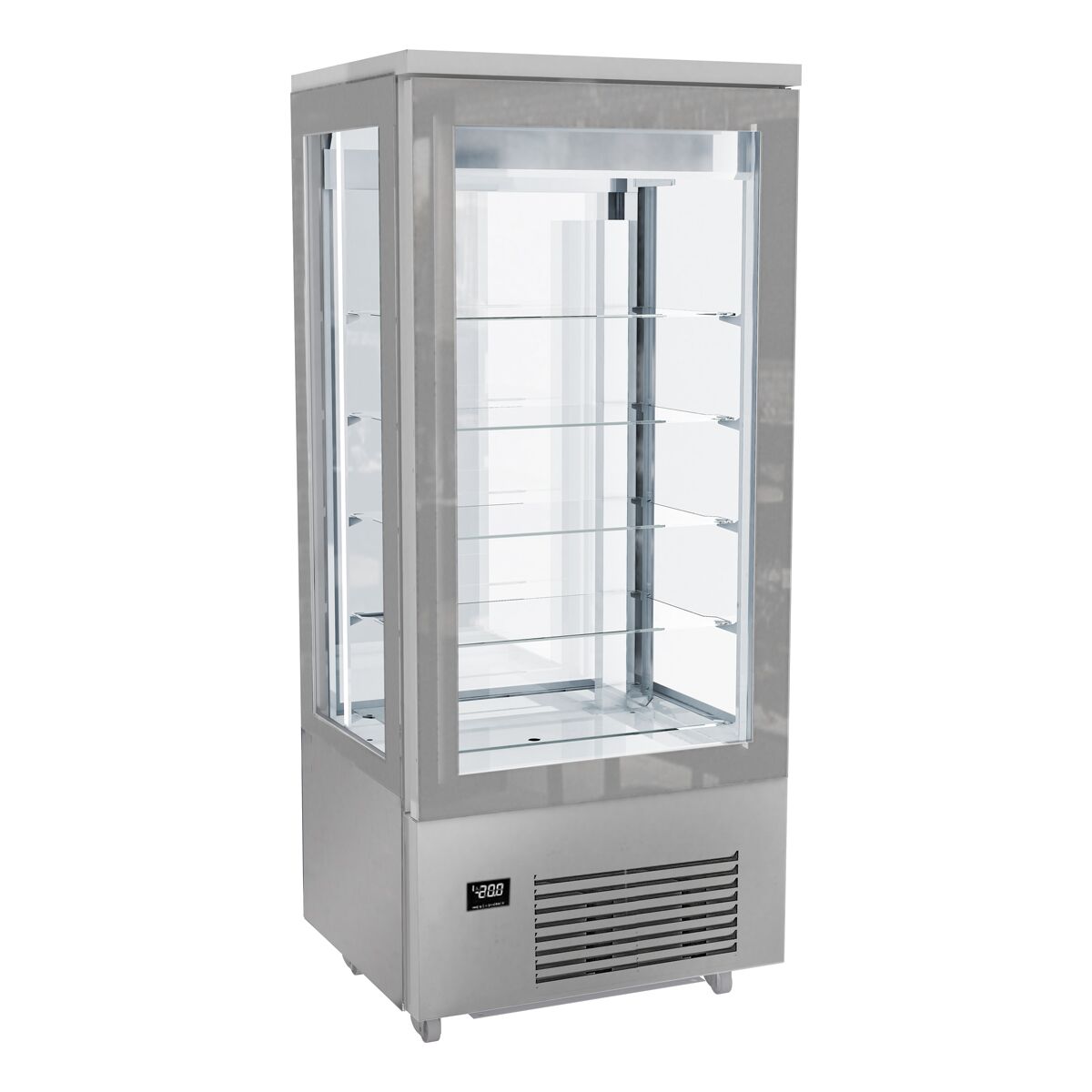 DEPER TYPE DEEP FREEZER DISCLAIMER UNIT - 400 LT. - 800mm - 5 shelves (silver)