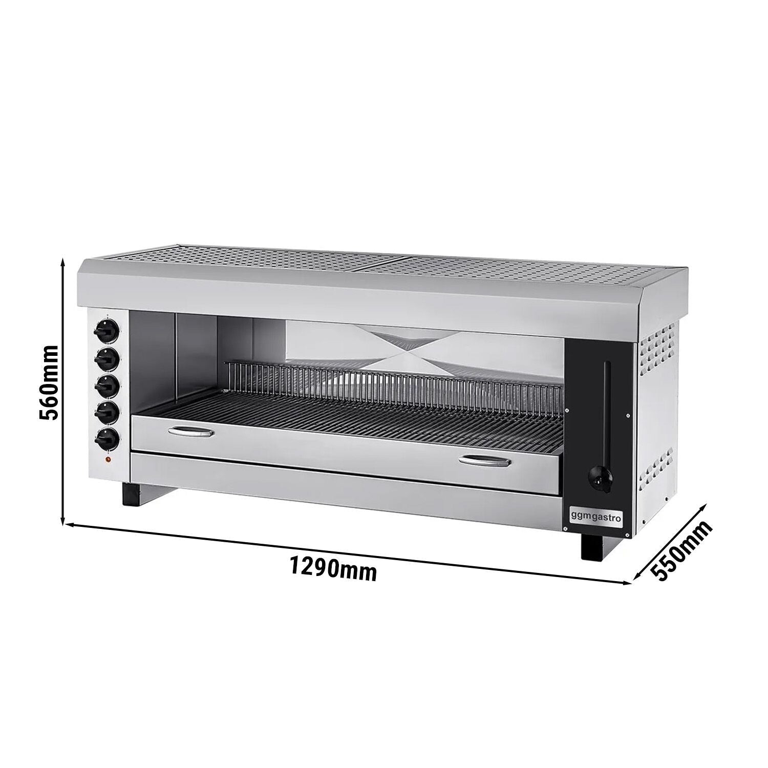 Electric Pita Furnace / Salamander Pro - 10 KW - 400 Volts